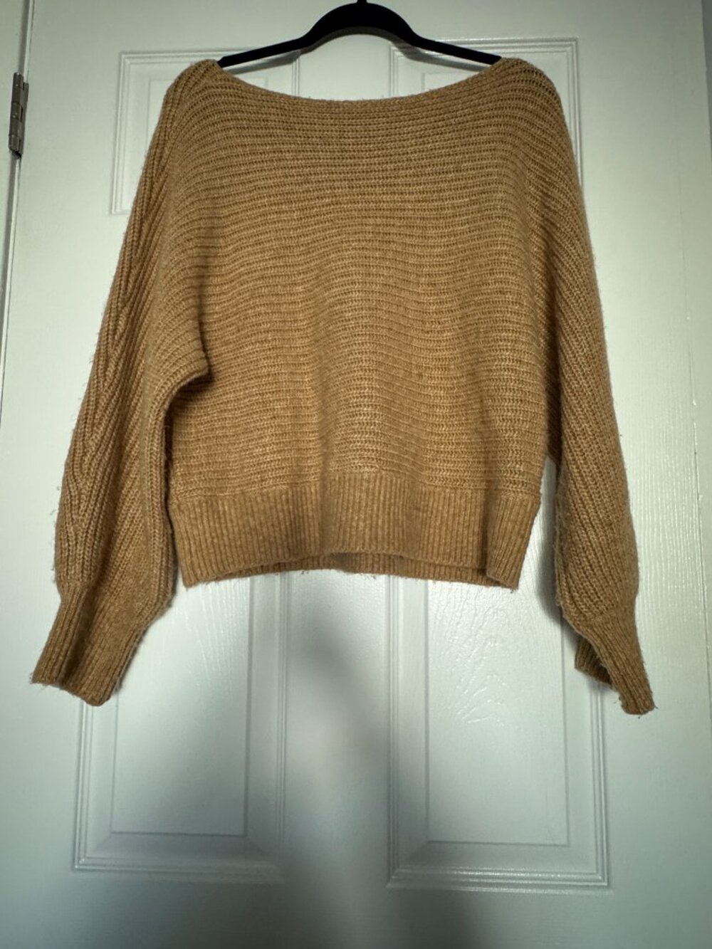Abercrombie & Fitch Tan Boatneck Sweater